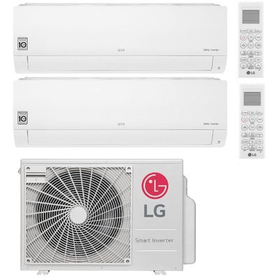 LG Standard 2 DuoSplit Klimaanlage 2x 3,5 kW Multi Klimagerät für 2 Räume