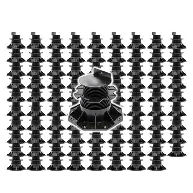 XPOtool Set 90x Stelzlager Terrassen 2700kg 60-138mm Stellfüße höhenverstellbar