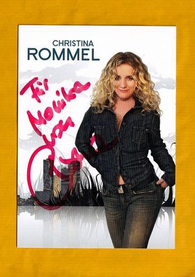 Christa Rommel ( deutsche Sängerin ) - persönlich signiert