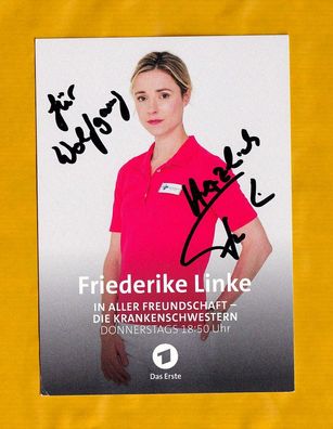 Friederike Linke (In aller Freundschaft - die Krankenschwestern) - pers. signiert