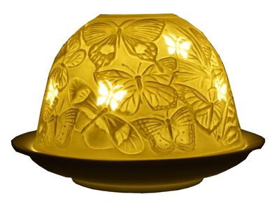 Dome Light Schmetterlinge Schmetterling Teelicht Windlicht Deko Teelichthalter