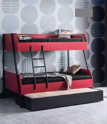Jugendbett Kinderbett Kids Design Modern Bett Kinderzimmer Holz Betten Möbel Neu