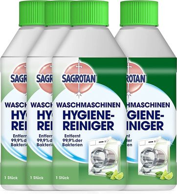 Sagrotan Waschmaschinenreiniger Maschinenreiniger Kalk Schmutz 4er Pack 4x250 ml