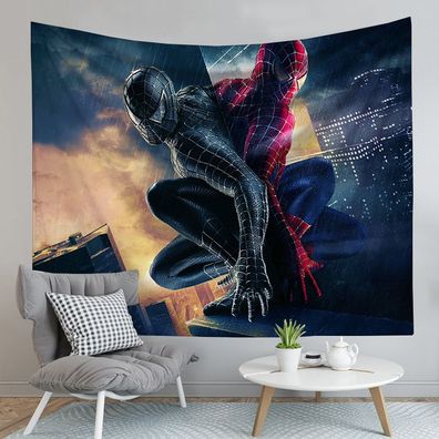 Marvel Spider Man Wandteppich Captain Tapestry Schlafzimmer Ironman Hintergrund Tuch