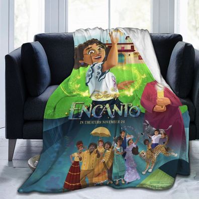 Encanto Flannel Fleece Blanket 3D Mirabel Antonio Air Conditioner Decke Sofa Quilt