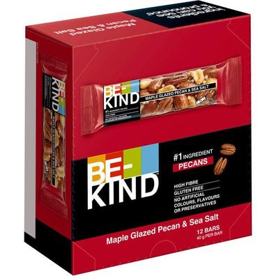 BE-KIND Maple Glazed Pecan & Sea Salt 12x40 g Rg