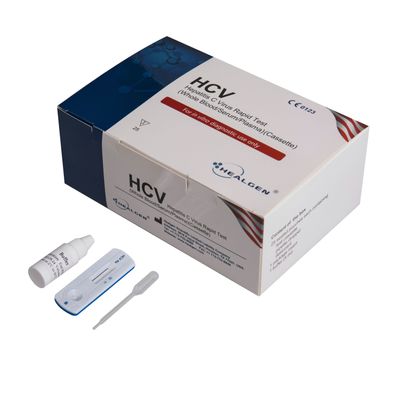 Healgen HCV Hepatitis C Antikörper Schnelltest Komplettset | 25 Testkassetten