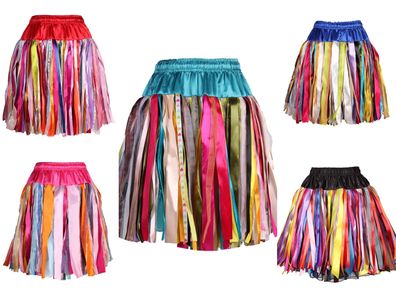 Kostüm Petticoat Tüllrock mix of colours Tutu bunter Rock Karneval versch Farben
