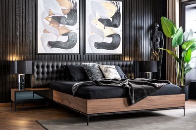 Bett Luxus Betten 160x200 cm Doppelbett Luxusmöbel im modernen Stil