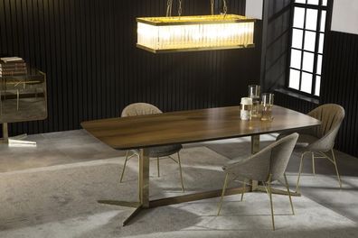 Esstisch Möbel Tisch Luxus Einrichtung Edelstahl Beine Küchentisch Tische