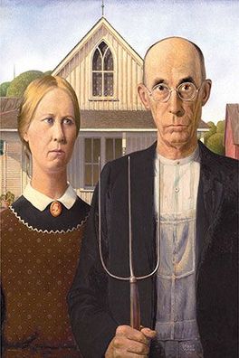 American Gothic von Grant Wood