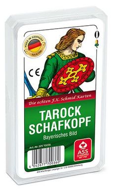 Schafkopf/ Tarock, Bayerisches Bild (Kunststoffetui)
