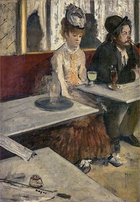 Im Café, Degas