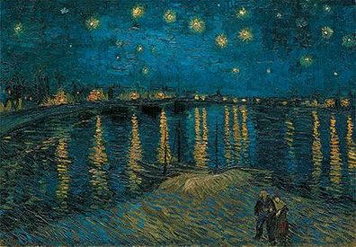 Sternennacht über der Rhone, van Gogh
