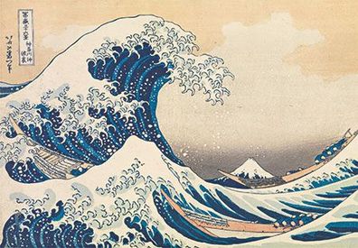 Die große Welle, Hokusai