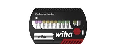 Wiha Bit Set FlipSelector Standard 25 mm SIT (für Assy® und Pias-Schrauben) 14-tlg...