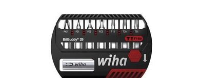 Wiha Bit Set BitBuddy® TY-Bit 29 mm Phillips, Pozidriv, TORX® 9-tlg. 1/4" (42137)