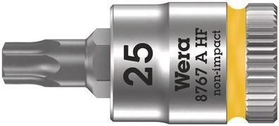 Wera 8767 A HF TORX® Zyklop Bitnuss mit 1/4"-Antrieb, mit Haltefunktion, TX 25 x ...