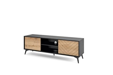 Furnlux TV-Lowboard/ Fernsehtisch Diamond - Beige - 154 cm - Stil: Modern