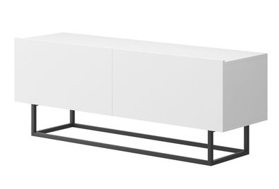 Furnlux TV-Lowboard/ Fernsehtisch ENJOY - Weiß - 120 cm - Stil: Modern