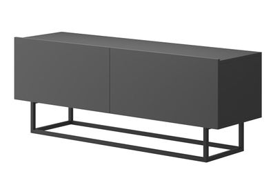 Furnlux TV-Lowboard/ Fernsehtisch ENJOY - Graphit - 120 cm - Stil: Modern