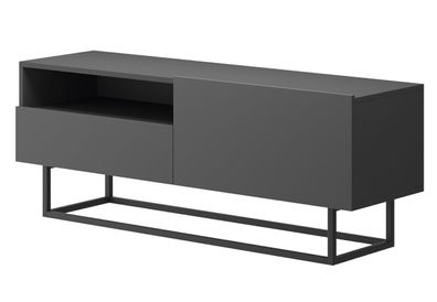 Furnlux TV-Lowboard/ Fernsehtisch ENJOY - Graphit - 120 cm - Stil: Modern