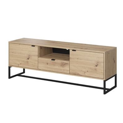 Furnlux TV-Lowboard/ Fernsehtisch AMBER - Beige - 153 cm - Stil: Modern