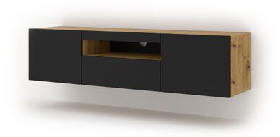 Furnlux TV-Lowboard/ Fernsehtisch AURA - Beige - 150 cm - Stil: Modern