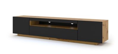 Furnlux TV-Lowboard/ Fernsehtisch AURA - Beige - 200 cm - Stil: Modern