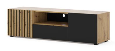 Furnlux TV-Lowboard/ Fernsehtisch AURIS - Beige - 150 cm - Stil: Modern