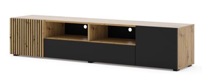 Furnlux TV-Lowboard/ Fernsehtisch AURIS - Beige - 200 cm - Stil: Modern