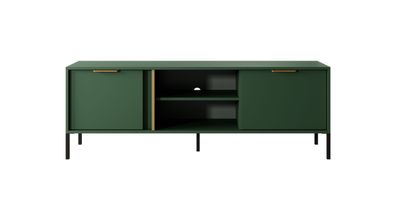 Furnlux TV-Lowboard/ Fernsehtisch LARS - Grün - 154 cm - Stil: Modern
