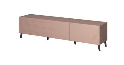 Furnlux TV-Lowboard/ Fernsehtisch NOVA - Rosa - 186 cm - Stil: Modern