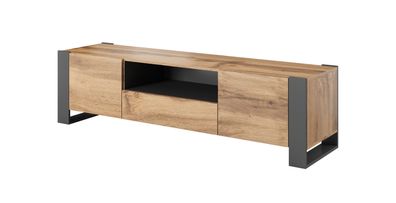 Furnlux TV-Lowboard/ Fernsehtisch WOOD - Beige - 180 cm - Stil: Modern