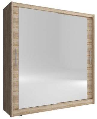 Furnlux Drehtürenschrank MAJA - Beige - 180 x 62 x 200 cm - Stil: Modern
