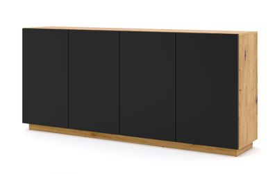 Furnlux Kommode AURA - Beige - 198 x 41 x 89 cm - Stil: Modern