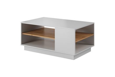 Furnlux Couchtisch 3D - Weiß - 100 x 60 x 46 cm - Stil: Modern