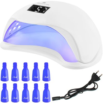 Nageltrockner UV-Lampe 24 Dual-LEDs Display Timer 48W Weiß 6462