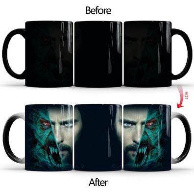 Film Morbius Thermoeffekt Tasse Cartoon Ceramic Kaffee Tee Milch Becher Magic Mug