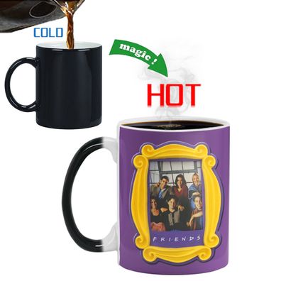 Friends Thermoeffekt Tasse Cartoon Druck Ceramic Kaffee Tee Milch Becher Magic Mug