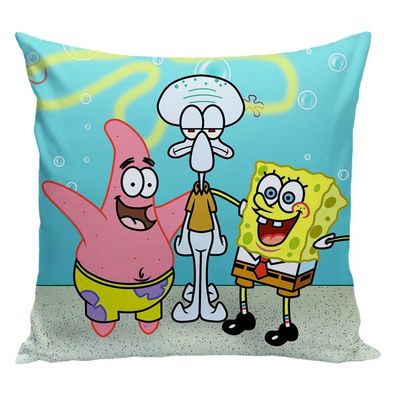 2er Set SpongeBob Patrick Star Kissenbezüge Dekokissen Hülle für Couch Sofa Home Deko