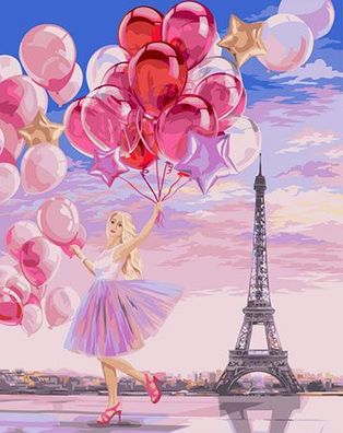 Luftballons über Paris