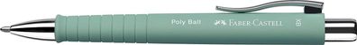 Faber-Castell 241165 - Kugelschreiber Poly Ball XB, mintgrün, 1 Stück, mit auswech...