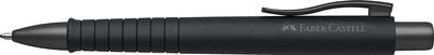 Faber-Castell 241190 - Kugelschreiber Poly Ball XB, schwarz ( Schreibfarbe blau), ...