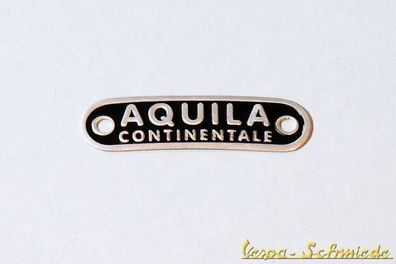 VESPA Emblem Sitzbank "AQUILA" - V50 150 160 GS GL Sprint Lambretta - Schriftzug