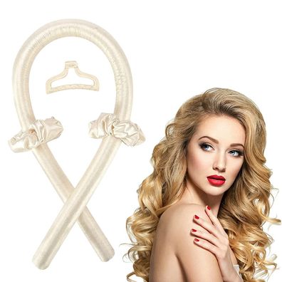 Rutschfest Heatless Curls Band, Lockenwickler Locken Ohne Hitze