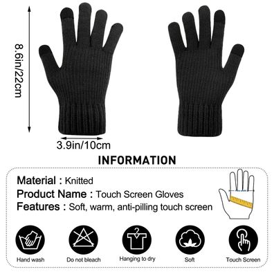 Winter Strick Handschuh - Touchscreen Handschuh Warme Handschuhe