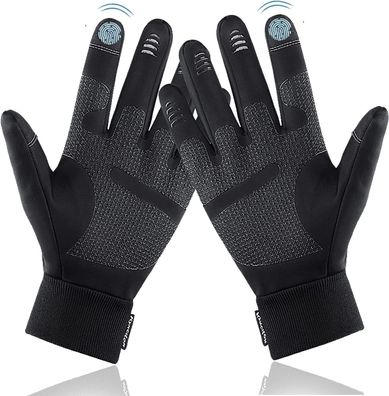 Fahrradhandschuhe Touchscreen Warm Handschuhe Wasserdicht Anti-Rutsch