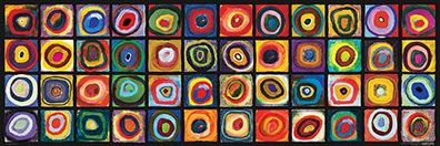 Farbquadrat-Collage, Kandinsky