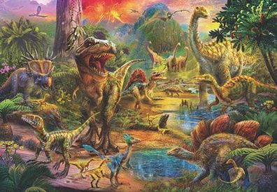 Landschaft der Dinosaurier
